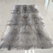 120cmx60cm natural genuine Rabbit Plate Chinchilla